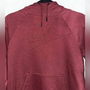 Burgundy Nike sweatshirt